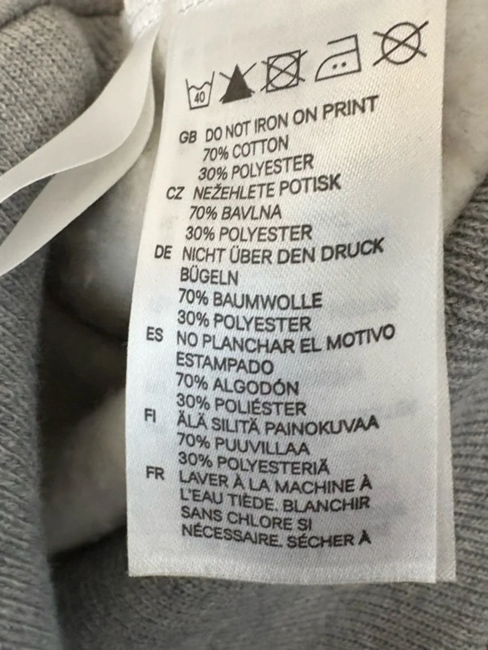 H&M Gray & Blue State River 1981 D
Hoodie Sweatshirt Size 14 Years Cotton - Picture 12 of 12